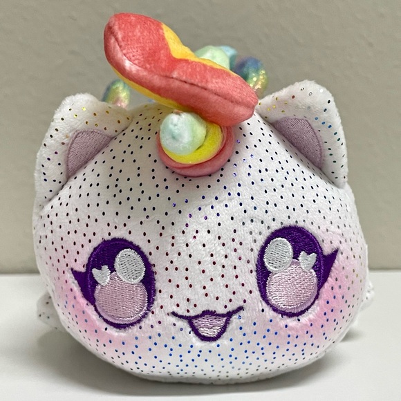 Aphmau MeeMeow Rainbow Unicorn Cat Rare Plush - Picture 2 of 9